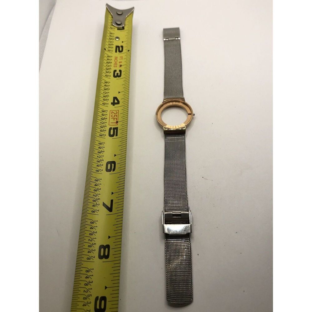 Skagen Watch Parts Band 16mm Clasp Case No 54mm Crystal Silver Links PY259